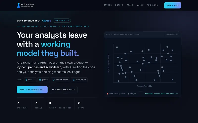 אתר סדנת Data Science לאנליסטים של AppsFlyer